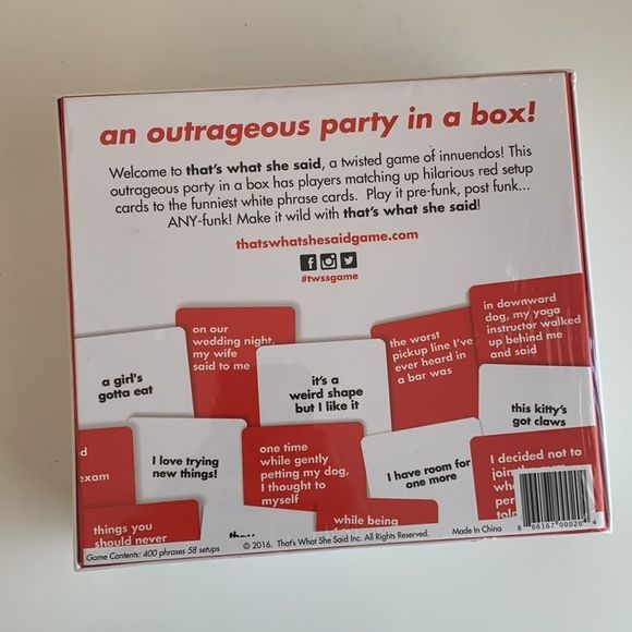 That’s what she said card game NEW - Picture 3 of 3